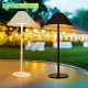 Customized Touch Dimming Cordless Led Desk Lamp IP54 Waterproof 4000mAh Battery